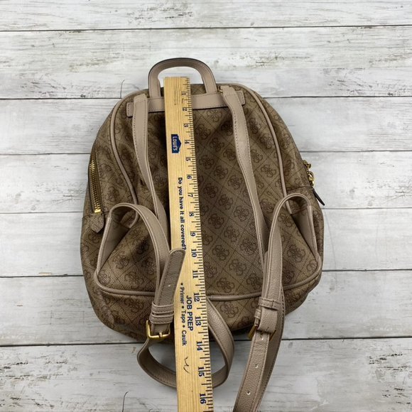 Guess Women's Manhattan Backpack Bag 4g‎ logo bag *missing zipper pull - Picture 11 of 12